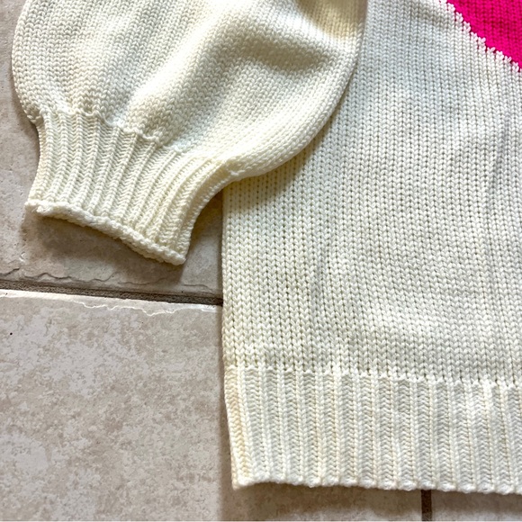 NWT Main Strip ‘Heart’ Sweater M/L - Picture 5 of 14